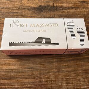 iRest Massager Black Adjustable Massage Shoes New in Box One Size Fits Most